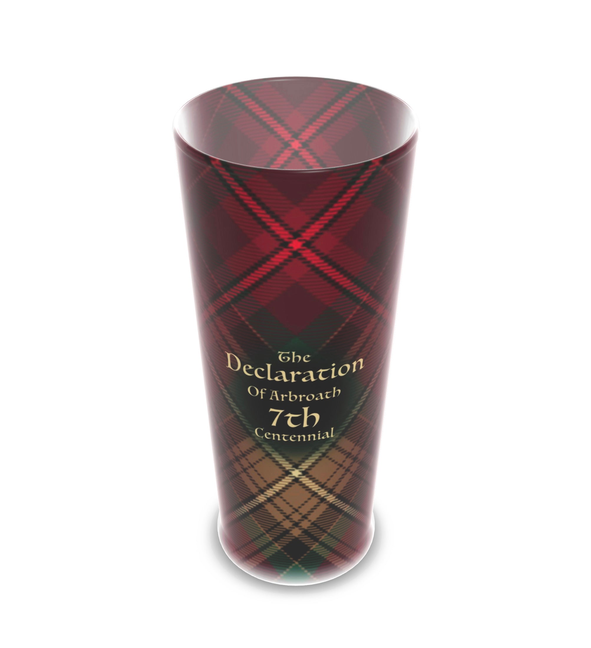 Declaration of Arbroath 7th Centennial - Frosted Beer Glass - by Steven Patrick Sim