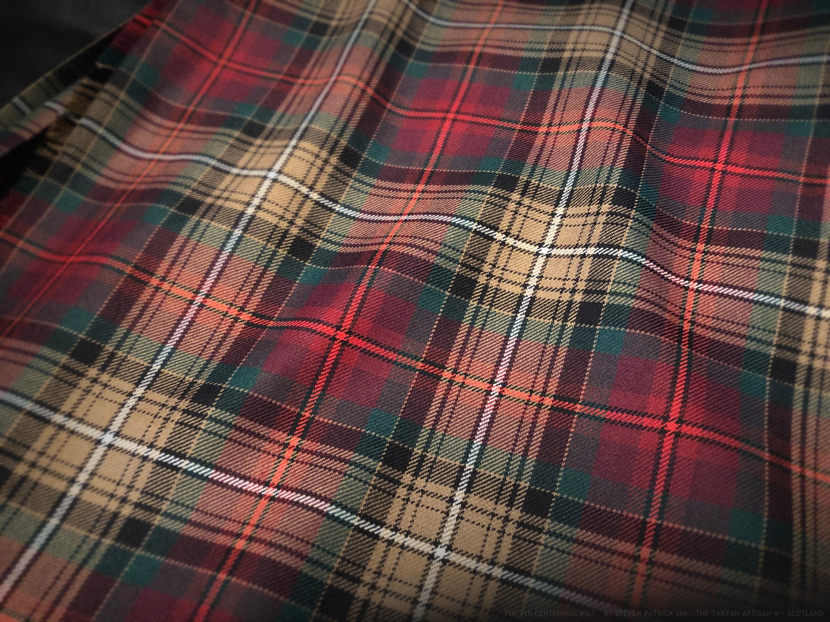 Declaration of Arbroath 7th Centennial Kilt - The blood of the Scots - and the Letter