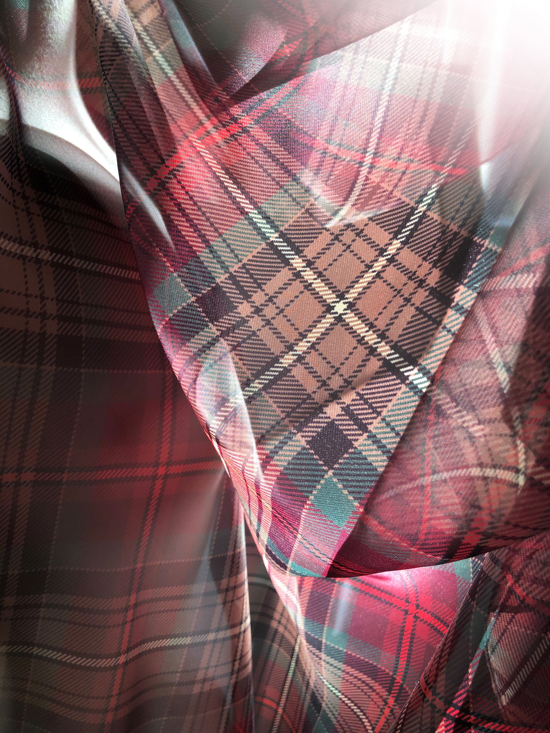 Declaration of Arbroath 7th Centennial Anniversary Tartan ~ Paris Chiffon ~ Luxury Scarf