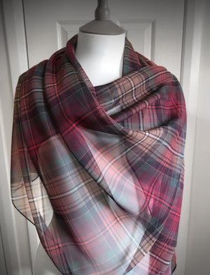 Declaration of Arbroath 7th Centennial Anniversary Tartan ~ Paris Chiffon ~ Luxury Scarf