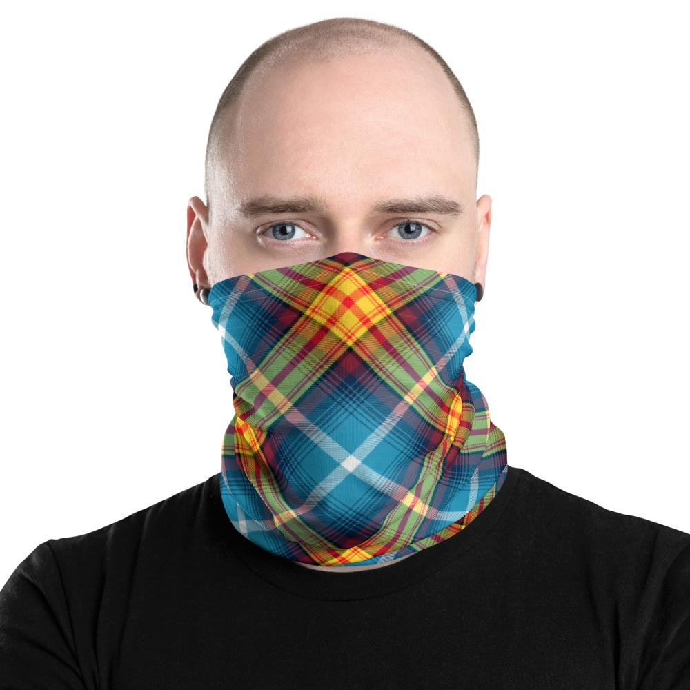 Declaration of Scottish Independence Tartan 1320 Unisex Neck Gaiter by Steven Patrick Sim the Tartan Artisan®