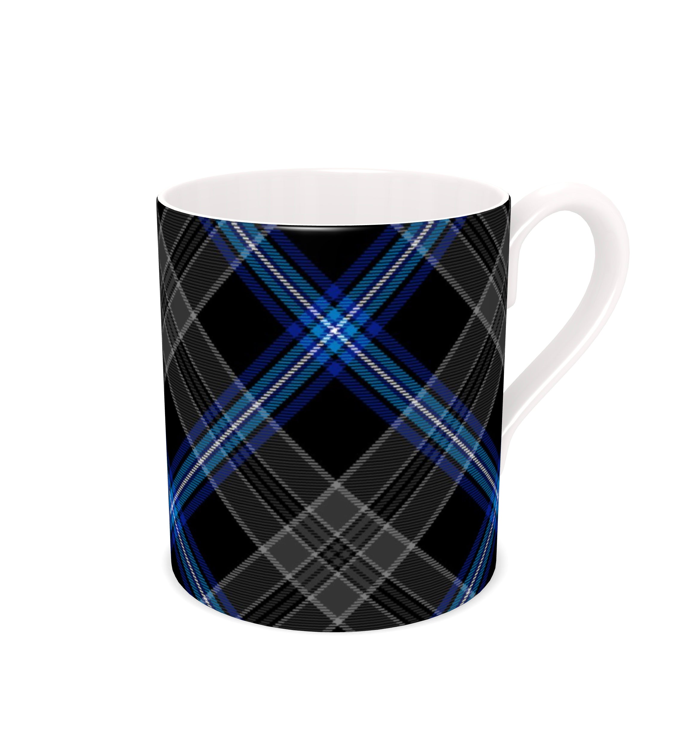 Earthrise 2.0 - Fine Bone China Mug - With the Earthrise tartan 1