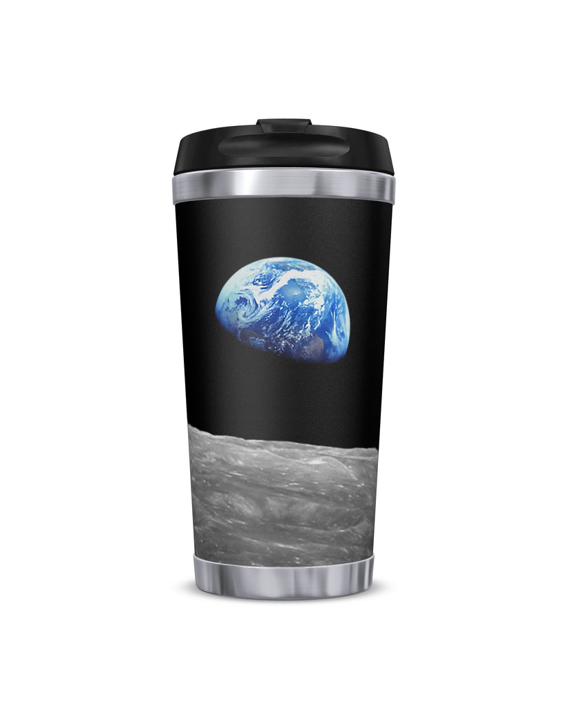 Earthrise 2.0 - Travel Flask - with iconic photo - 1