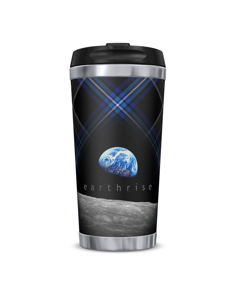 Earthrise 2.0 - Travel Flask - with photo & tartan sett - Earth - 1