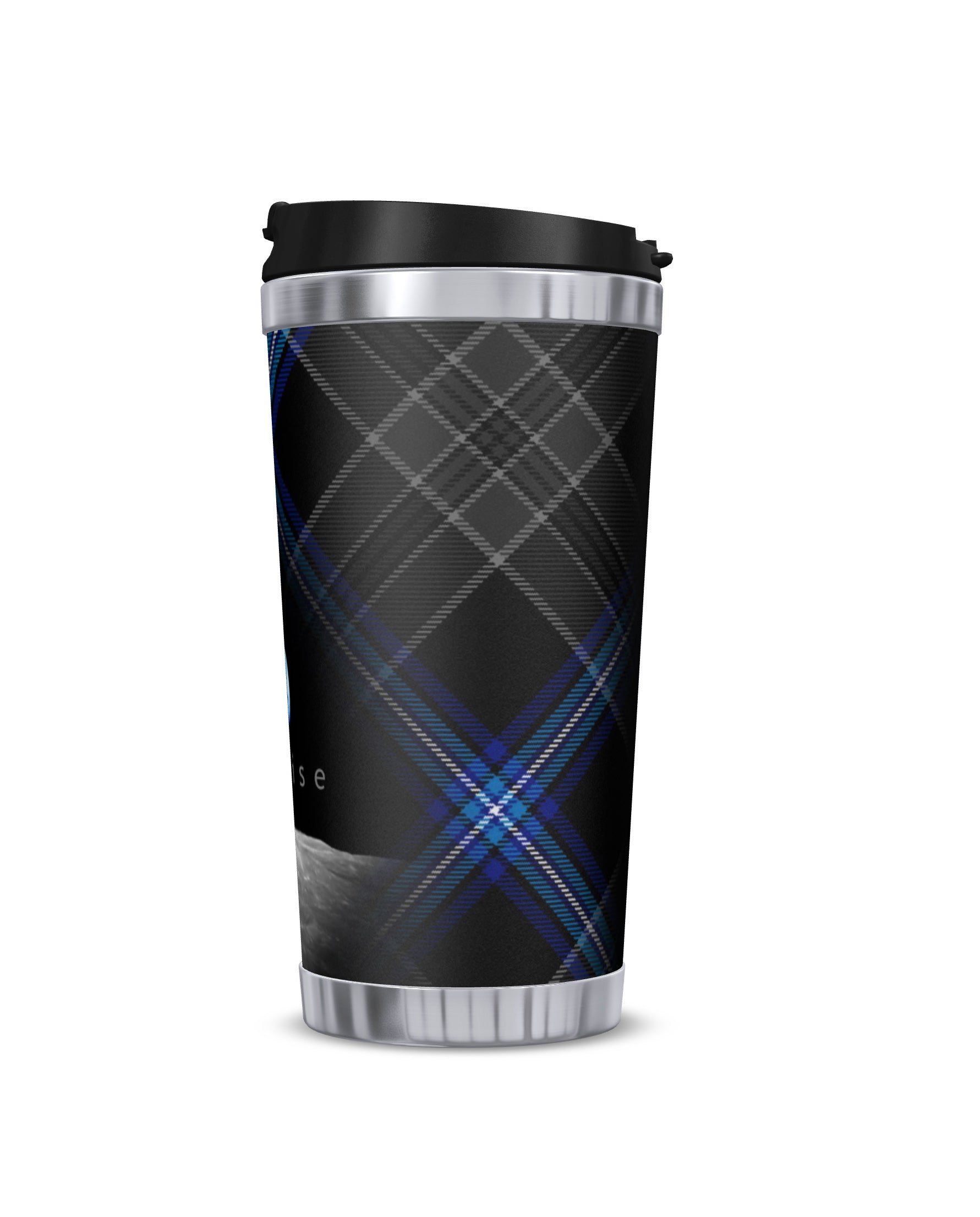 Earthrise 2.0 - Travel Flask - with photo & tartan sett - Earth - 3