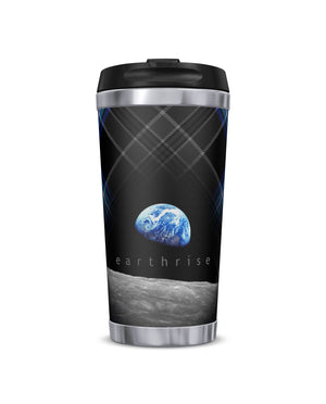 Earthrise 2.0 - Travel Flask - with photo & tartan sett - Moon - 1