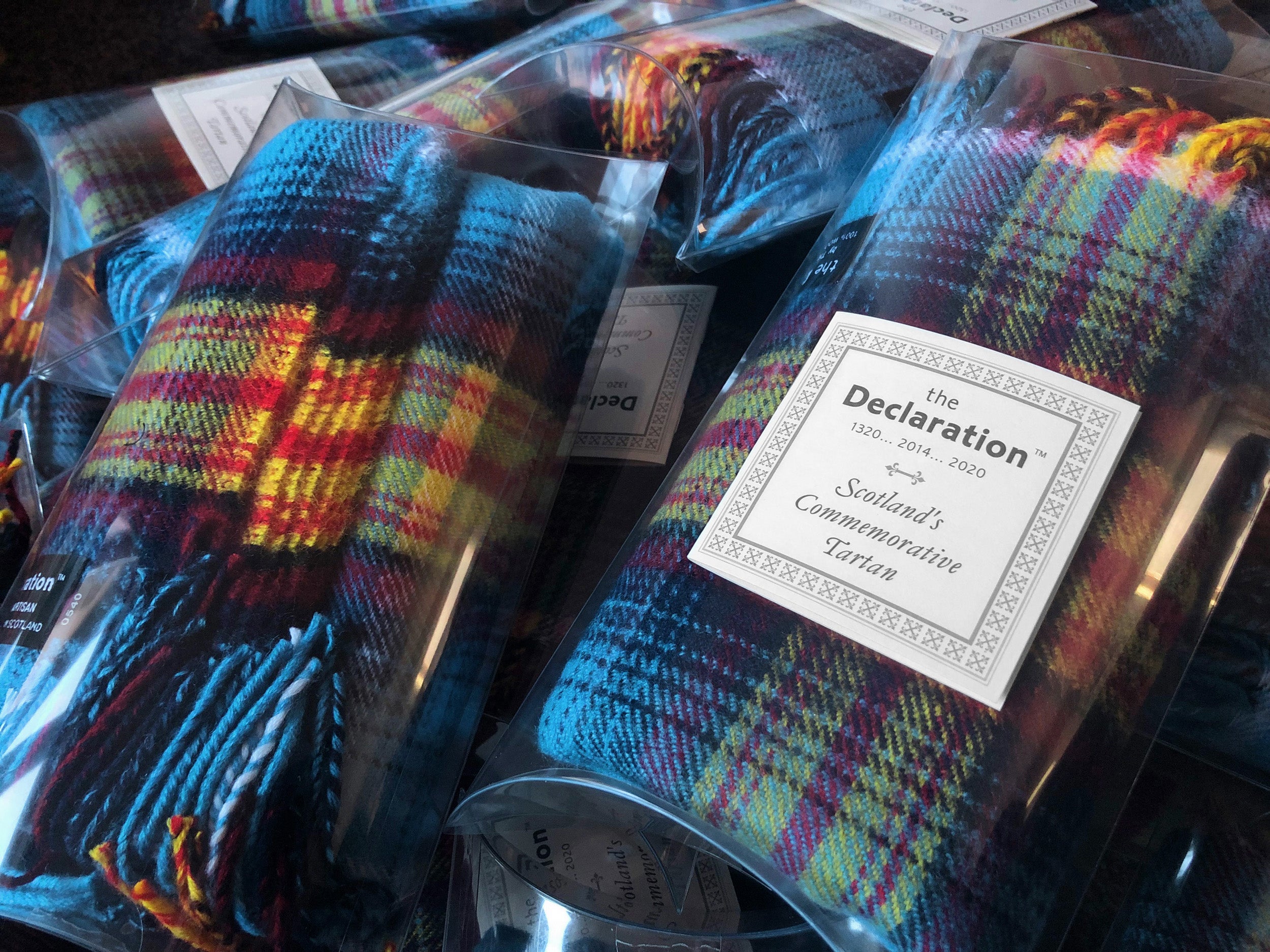 The Declaration of Scottish Independence Tartan - Lambswool Scarf