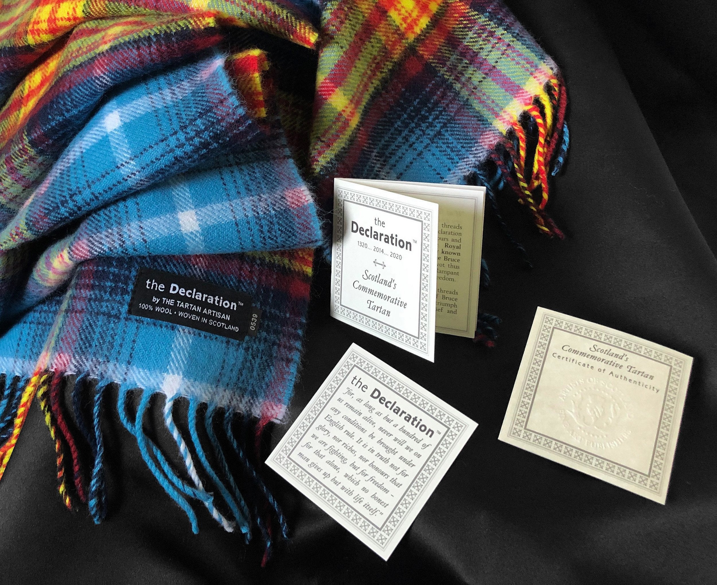 The Declaration of Scottish Independence Tartan - LAMBSWOOL SCARF