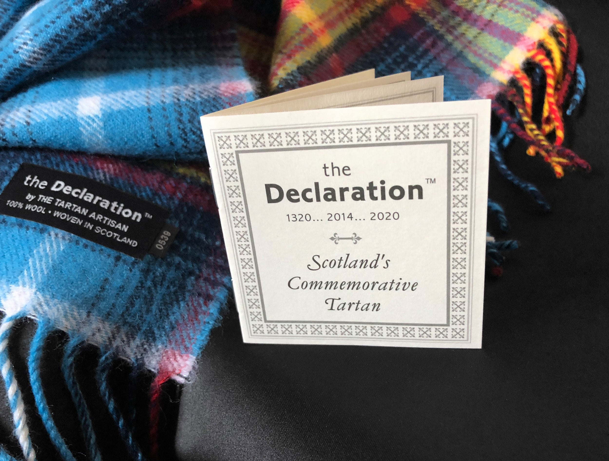 The Declaration of Scottish Independence Tartan - LAMBSWOOL SCARF