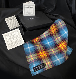 The Declaration of Arbroath tartan Pocket square