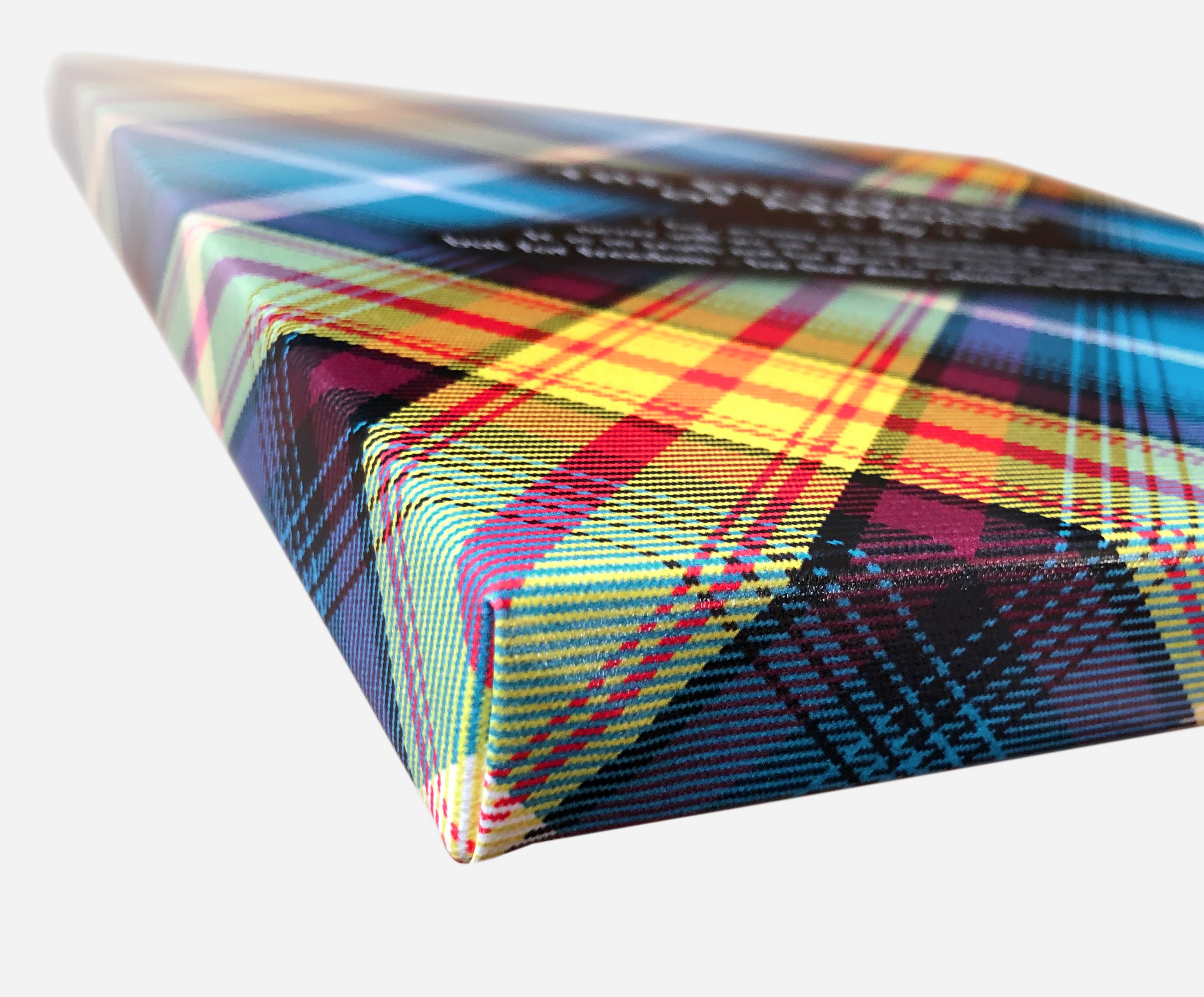 Ancient Saltire - Declaration Tartan 16" Stretched Canvas