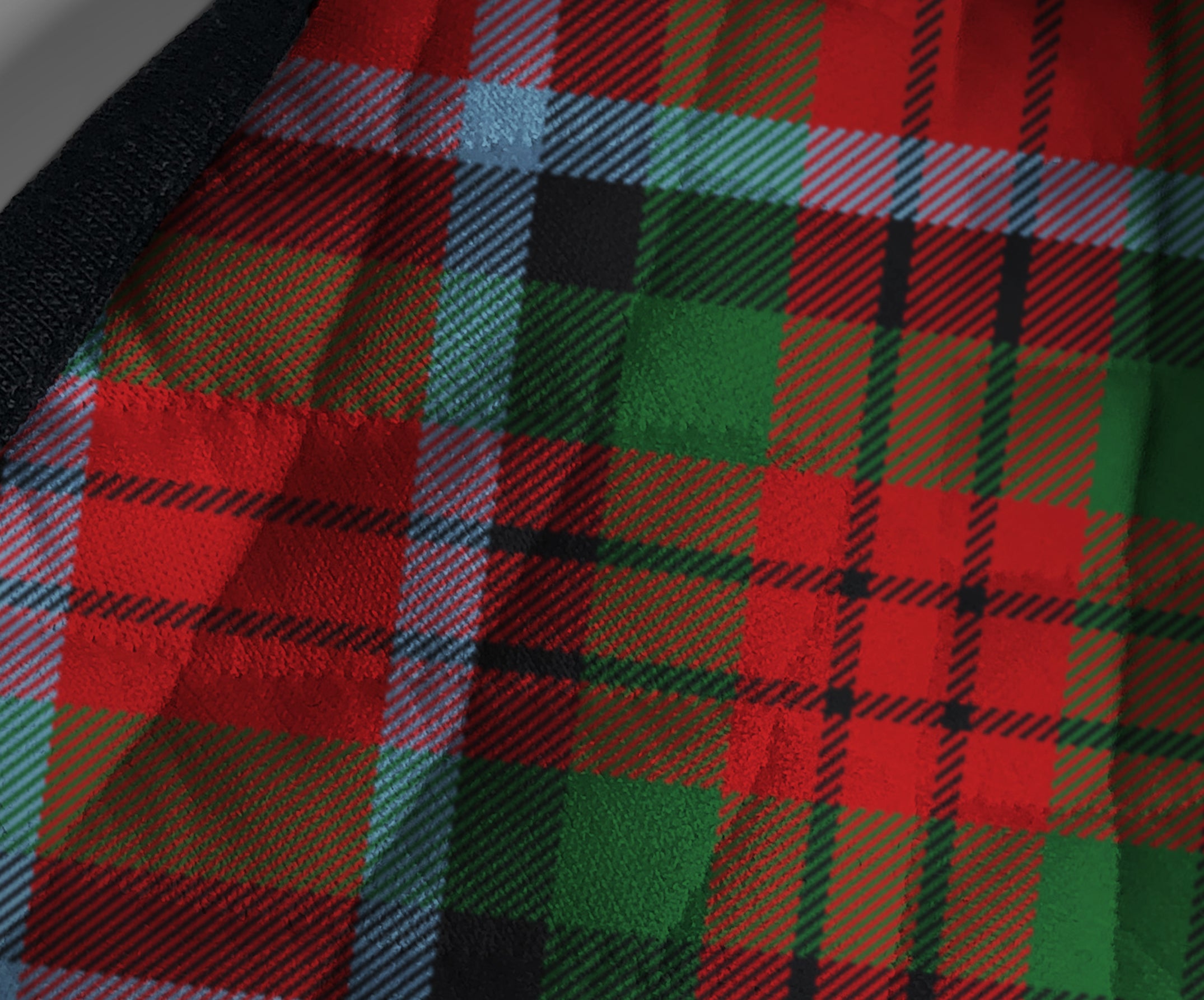 Macduff tartan face-mask by Steven Patrick Sim