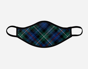 Mackenzie Tartan Custom Facemask - Small - by Steven Patrick Sim - the Tartan Artisan - Scotland Arbroath Angus