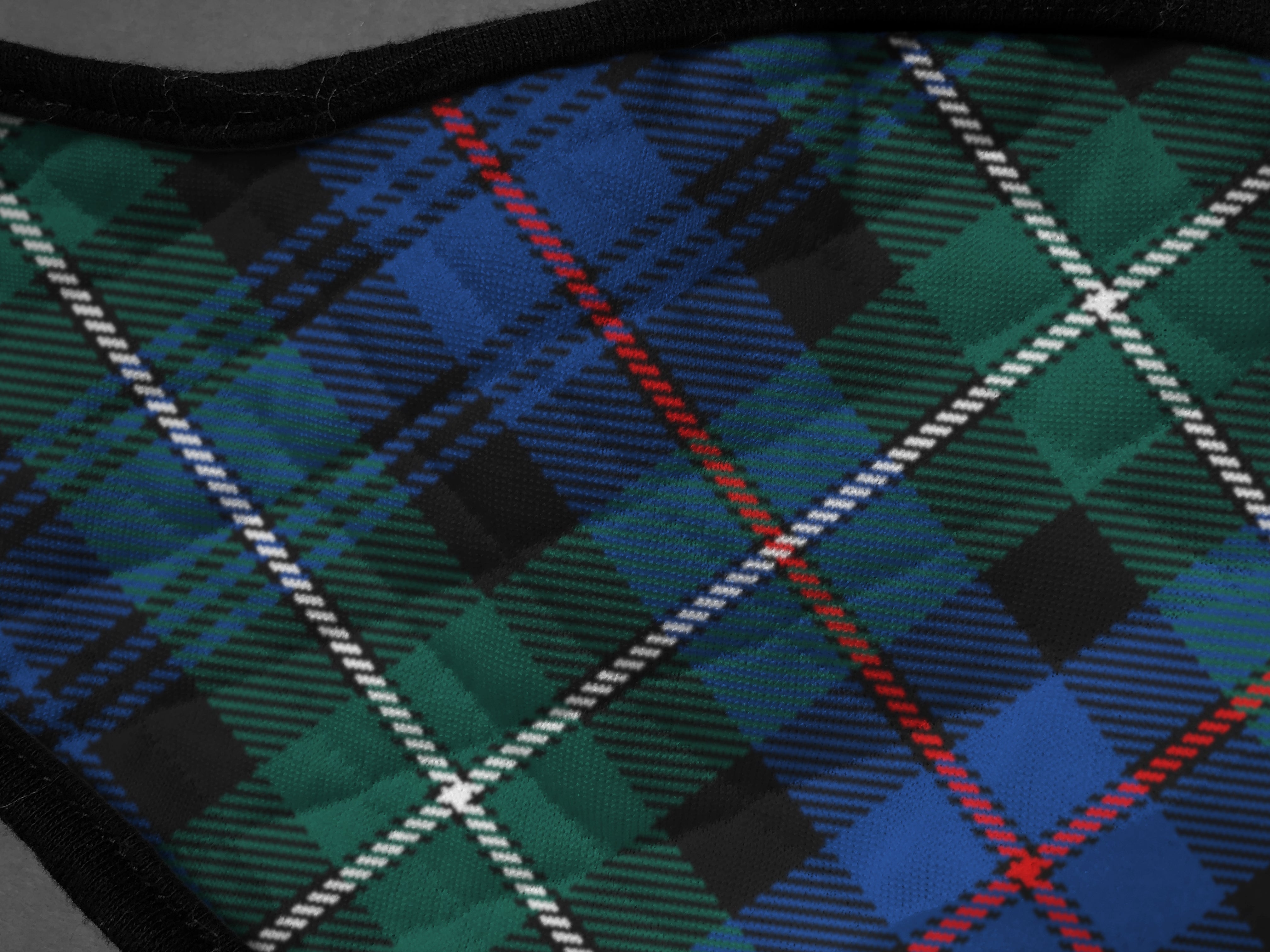 Mackenzie Tartan Face Masks by the Tartan Artisan Arbroath