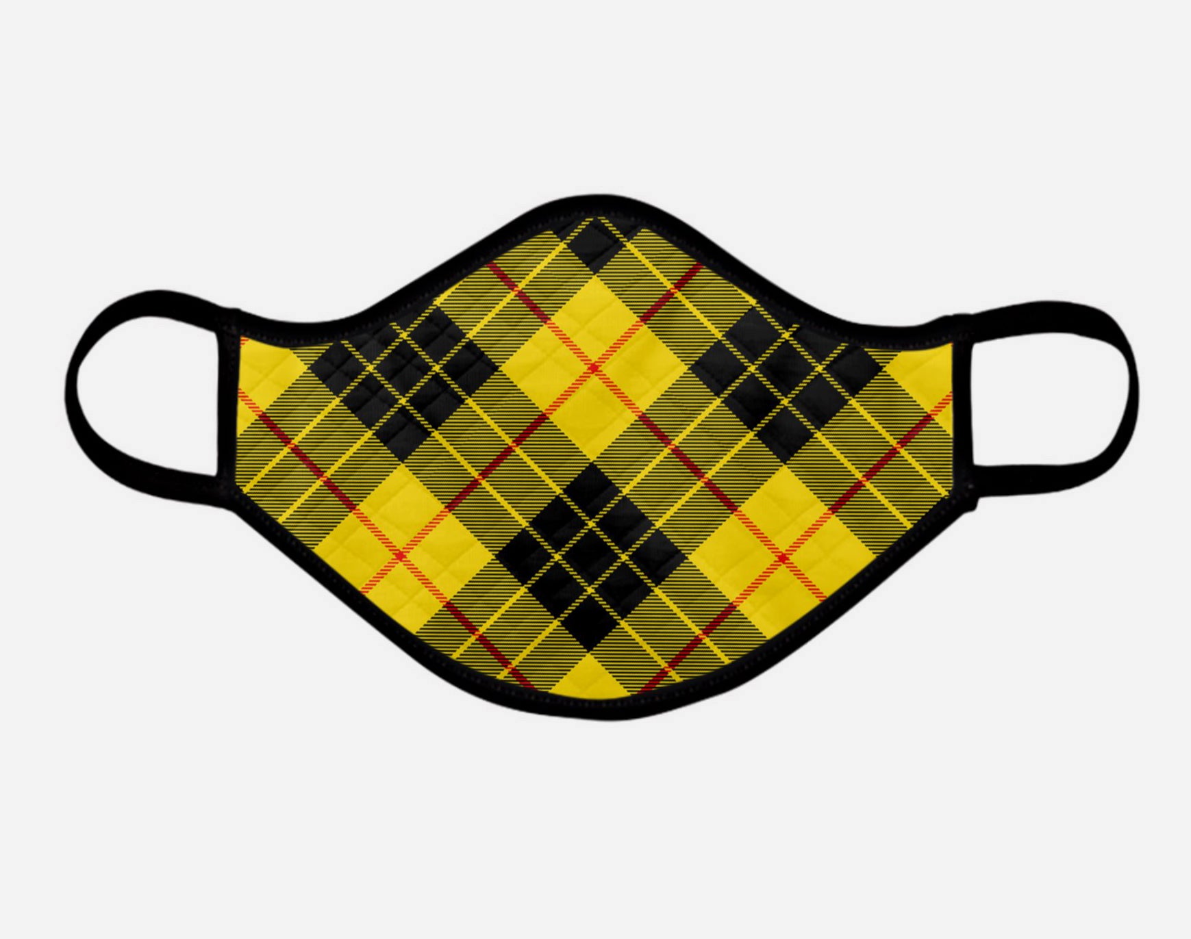 Macleod Tartan Custom Facemask - Extra Large - by Steven Patrick Sim - the Tartan Artisan - Scotland Arbroath Angus