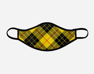 Macleod Tartan Custom Facemask - Small - by Steven Patrick Sim - the Tartan Artisan - Scotland Arbroath Angus