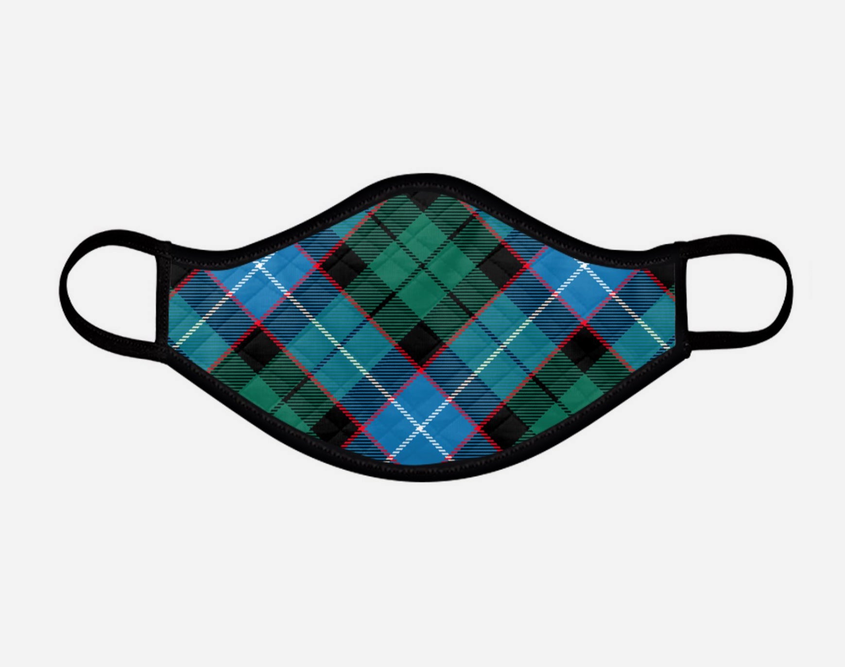 Mitchell Tartan Custom Facemask - Medium - by Steven Patrick Sim - the Tartan Artisan - Scotland Arbroath Angus