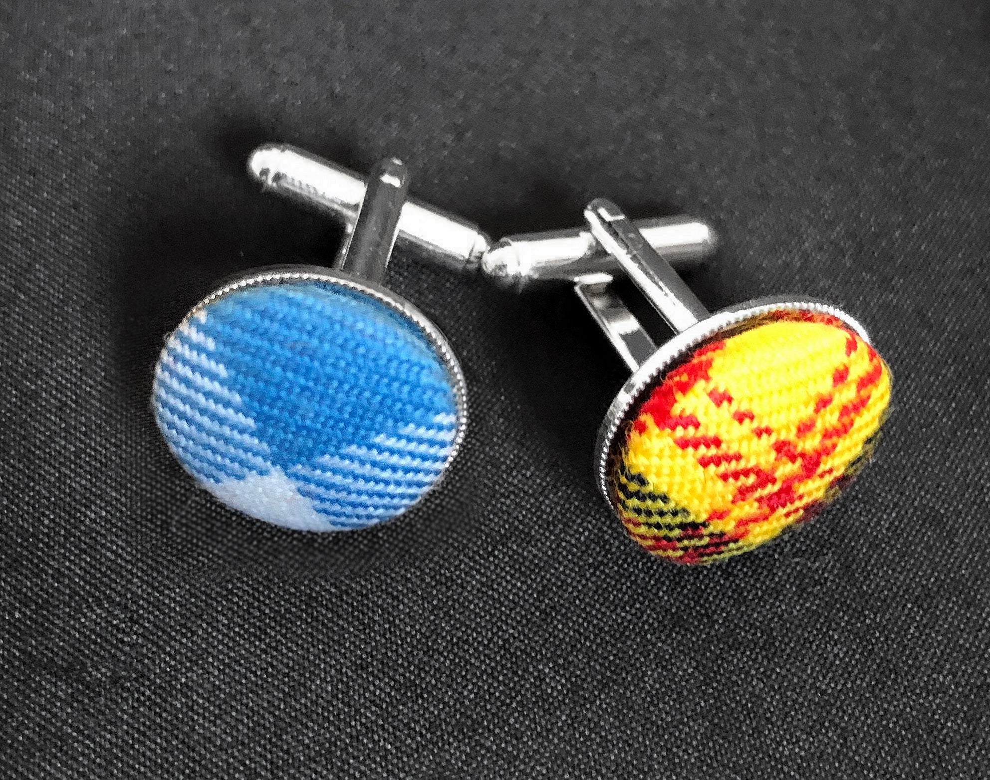 Mixed Declaration of Arbroath Tartan Cufflinks