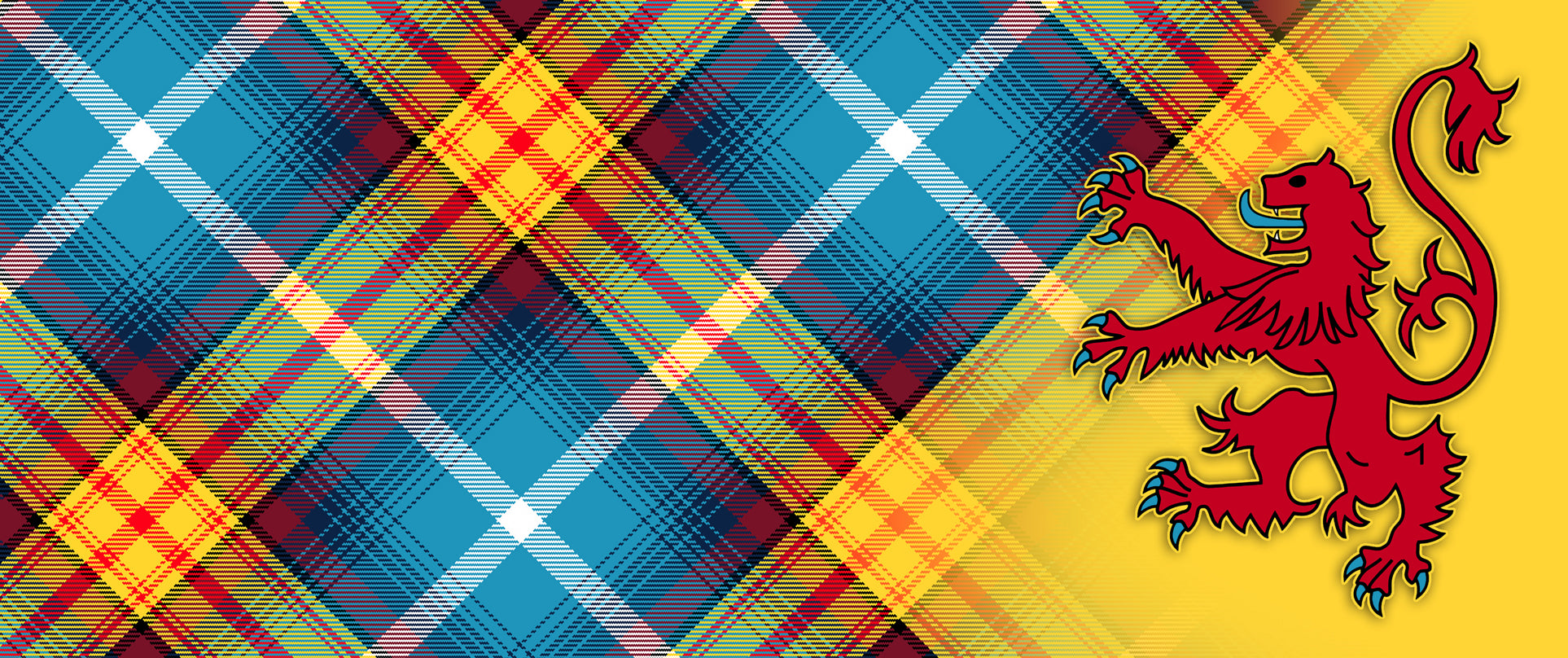 Declaration of Scottish Independence Arbroath 6th April 1320 Lion Rampant Steven Patrick Sim Tartan mug full colour print