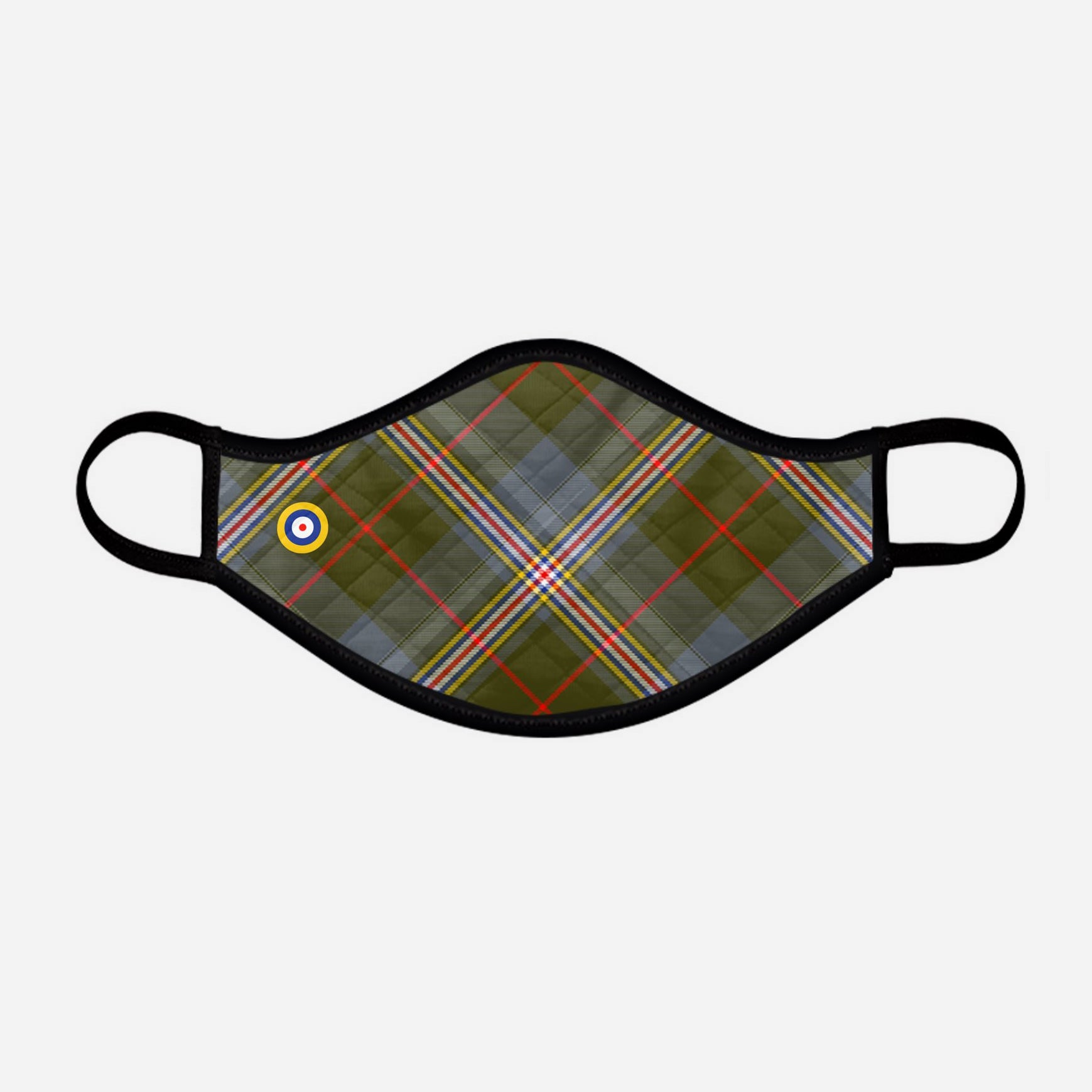 Red Lichtie Spitfire Tartan Face Mask Cloth Face Coverings medium