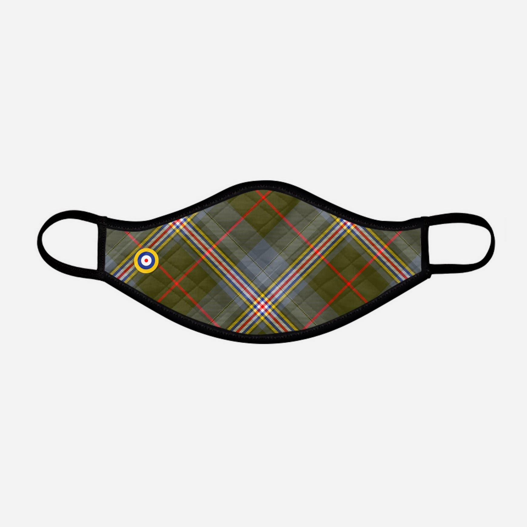 Red Lichtie Spitfire Tartan Face Mask Cloth Face Coverings small