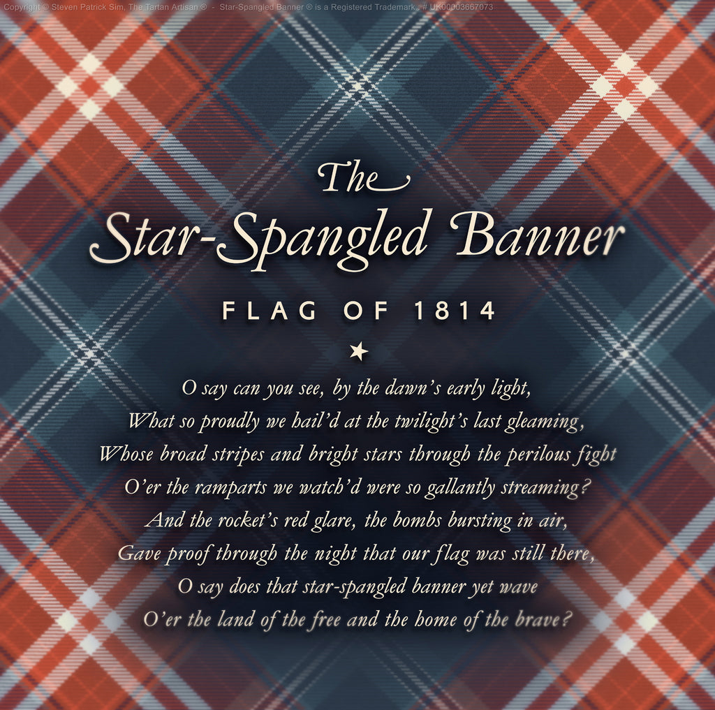 Star-Spangled Banner Tartan Registered at the Scottish Register of Tartans Scotland - PAST
