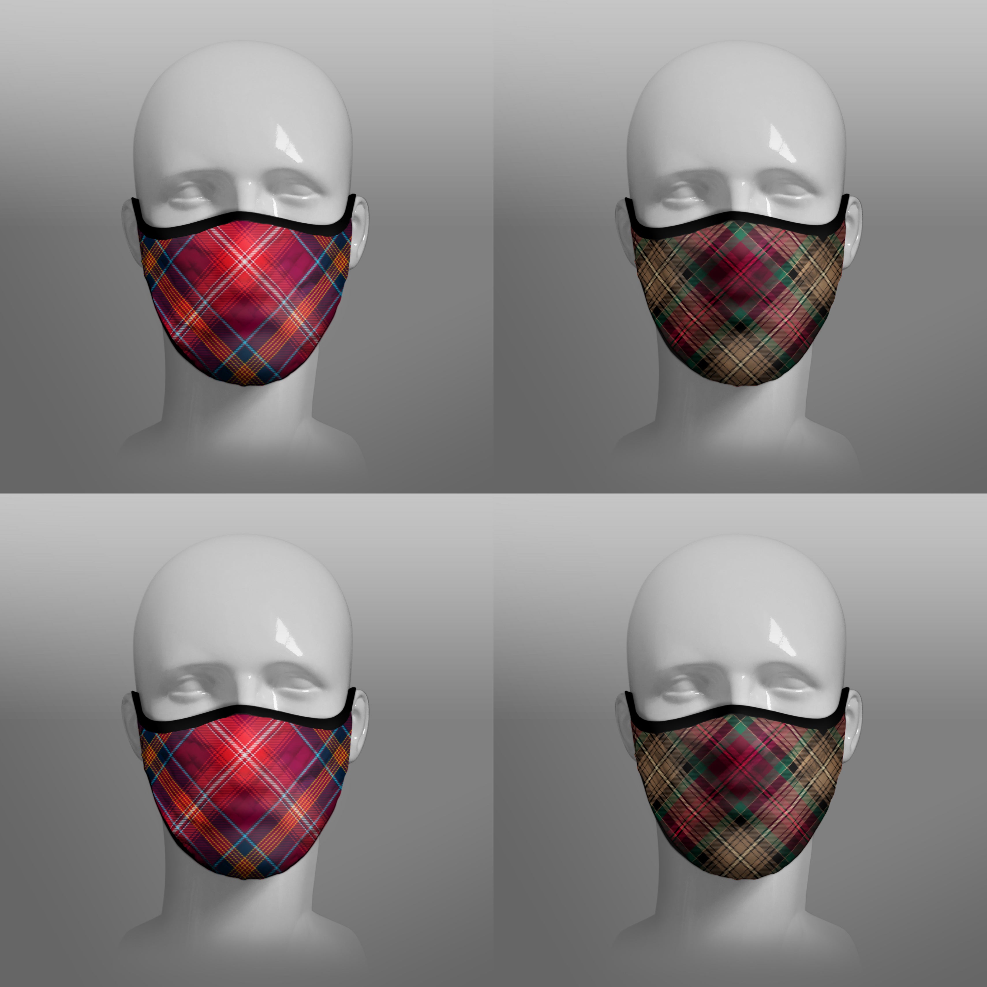 Contoured Face Masks - Twin Pack 17 ✓