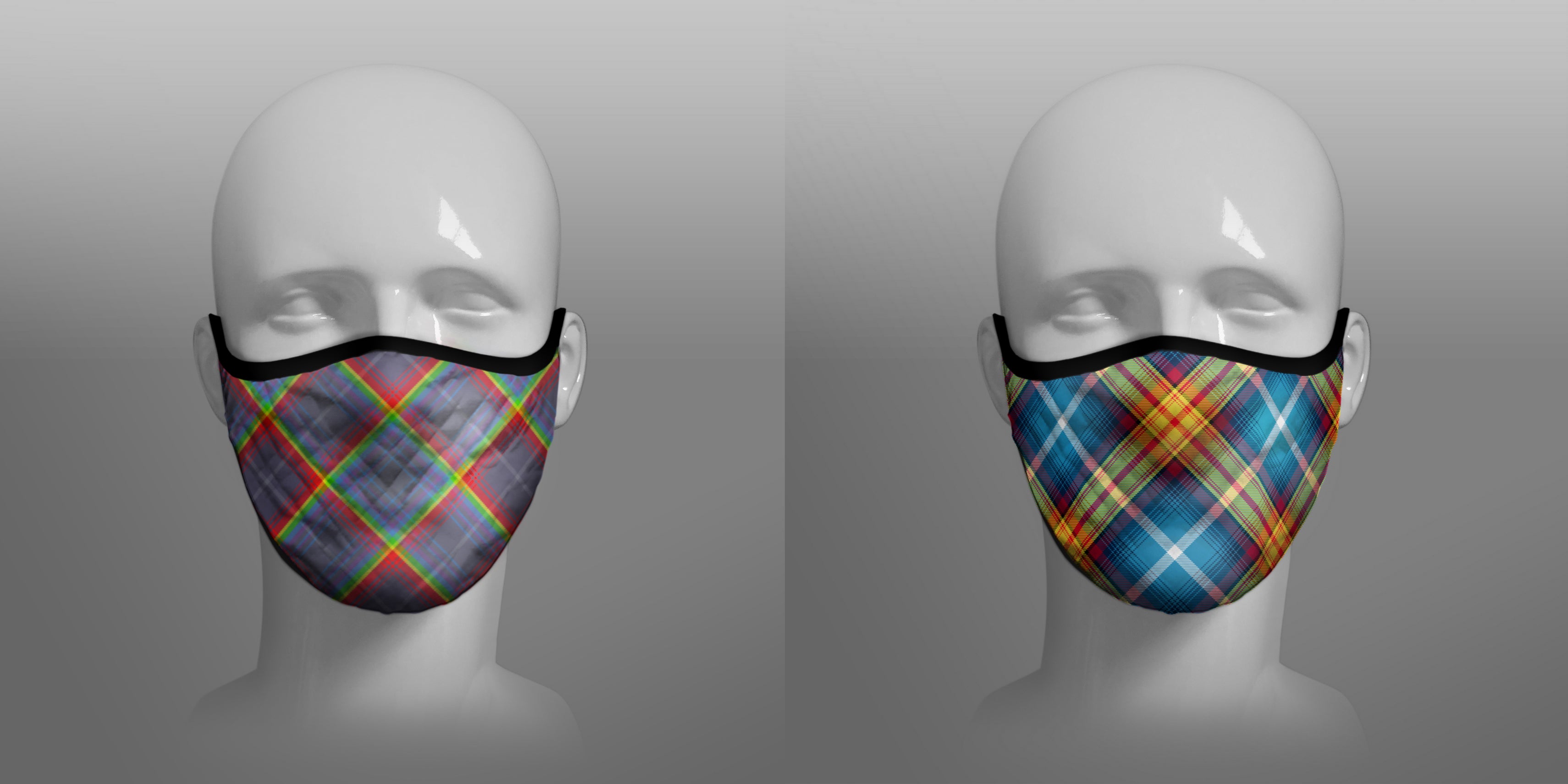 Contoured Face Masks - Twin Pack 18 ✓