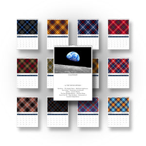 The Tartan Artisan perpetual CALENDAR by the Tartan Artisan - Earthrise Edition ...showing the cover page