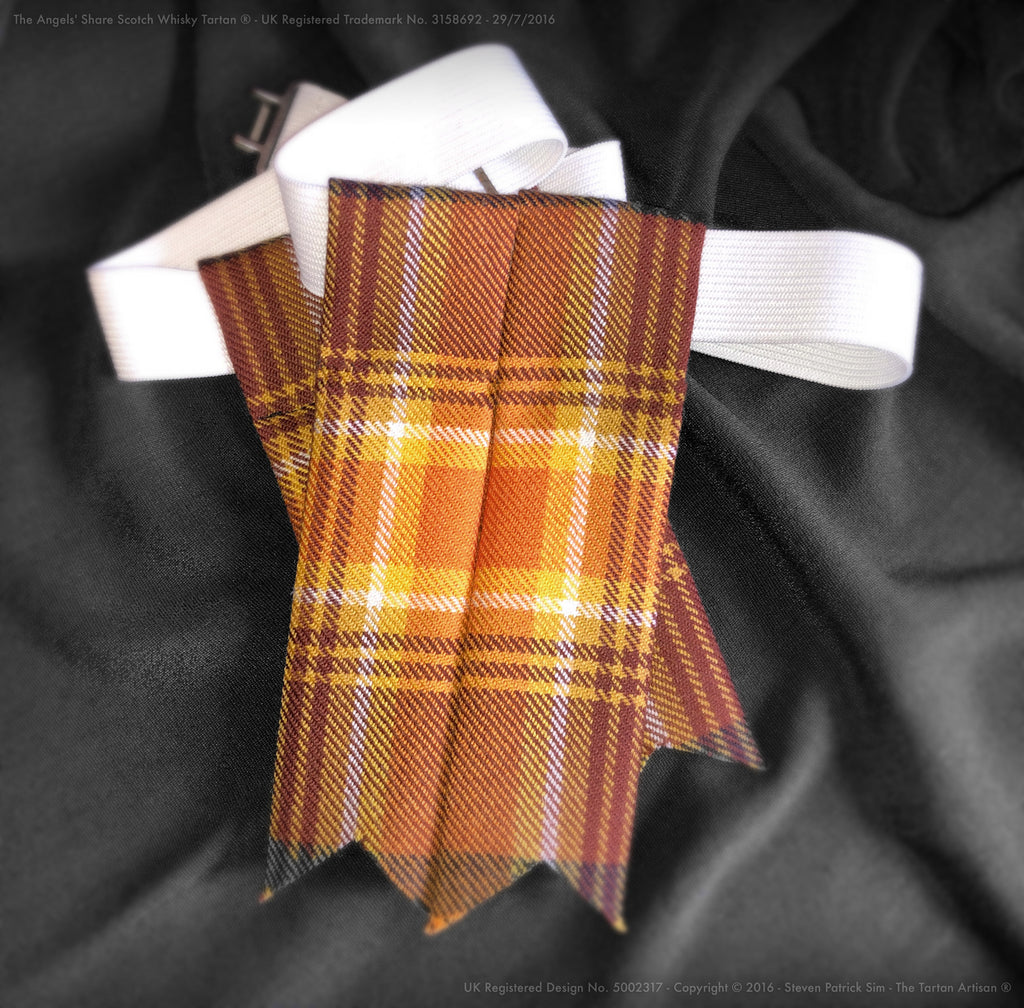 The Angels' Share Scotch Whisky Tartan Flashes and Garters by Steven Patrick Sim