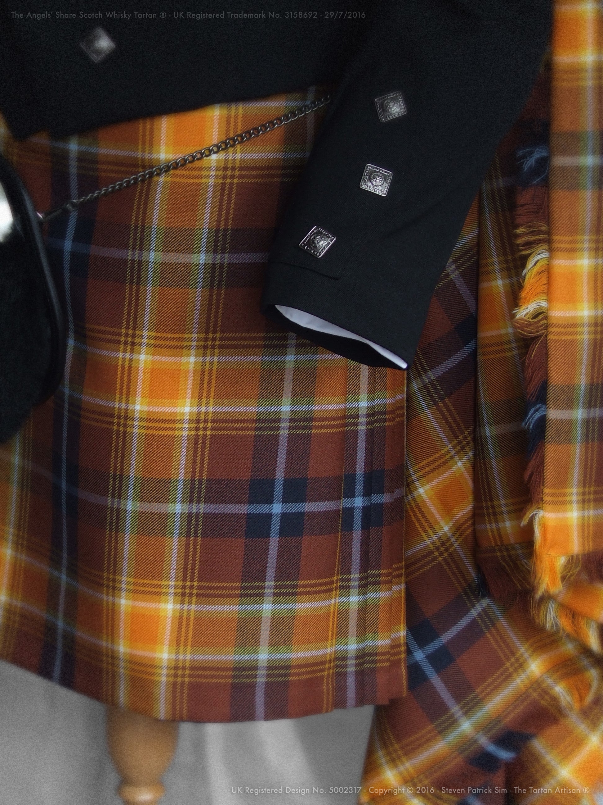 The Angels' Share Scotch Whisky Tartan Kilt with Prince Charlie Jacket