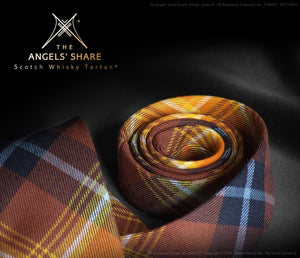 The Angels' Share Scotch Whisky Tartan® ~ Worsted Wool Tie - by Steven Patrick Sim the Tartan Artisan
