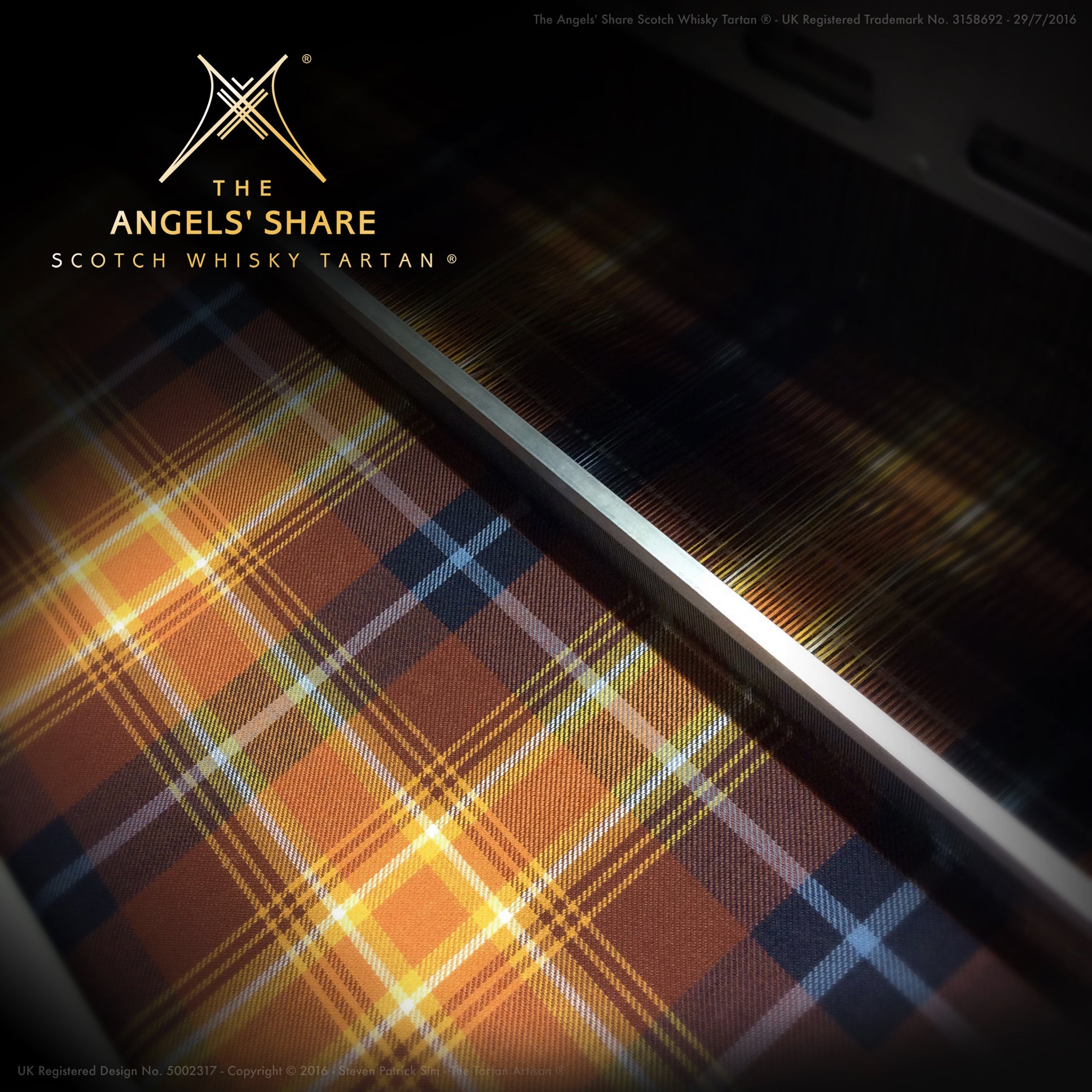 The Angels' Share Scotch Whisky Tartan® - 13oz DW bolting cloth by the metre