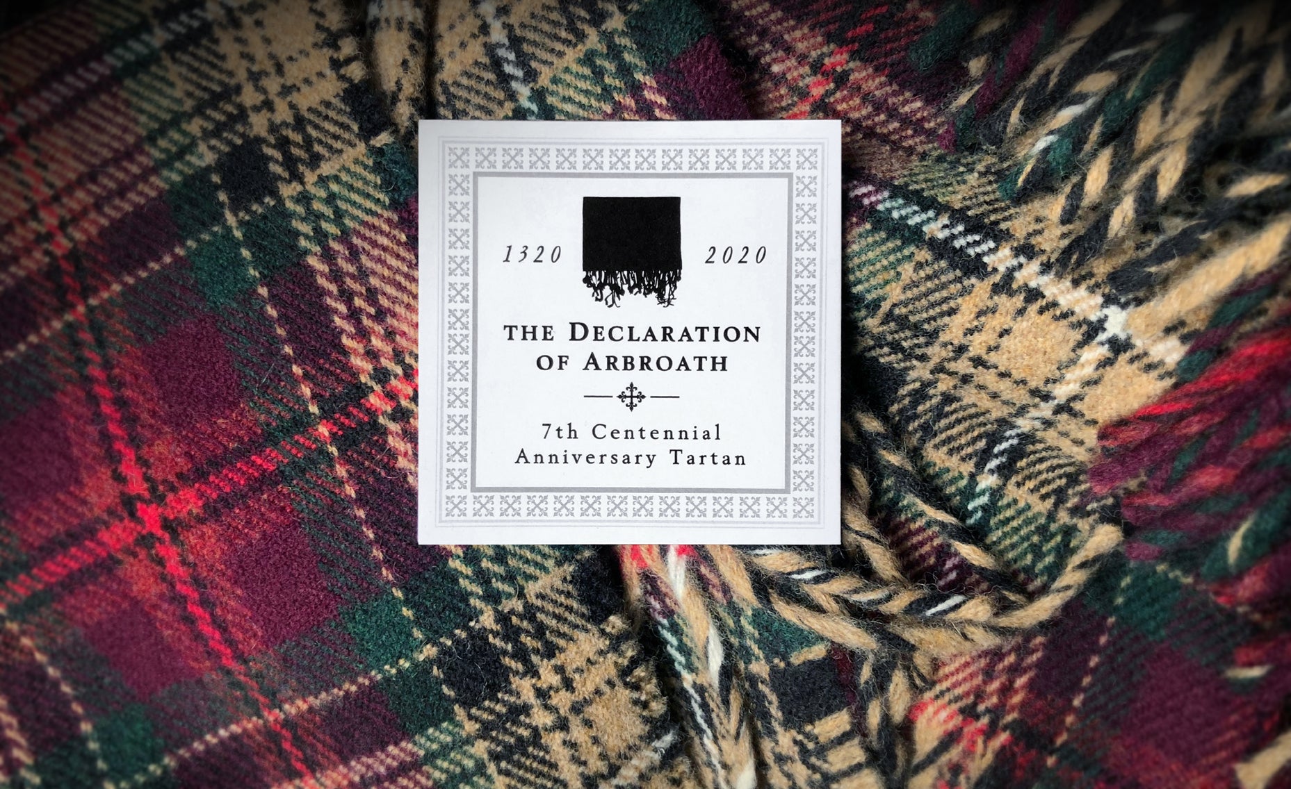 Declaration of Arbroath 7th Centennial Anniversary Merino Wool Scarf