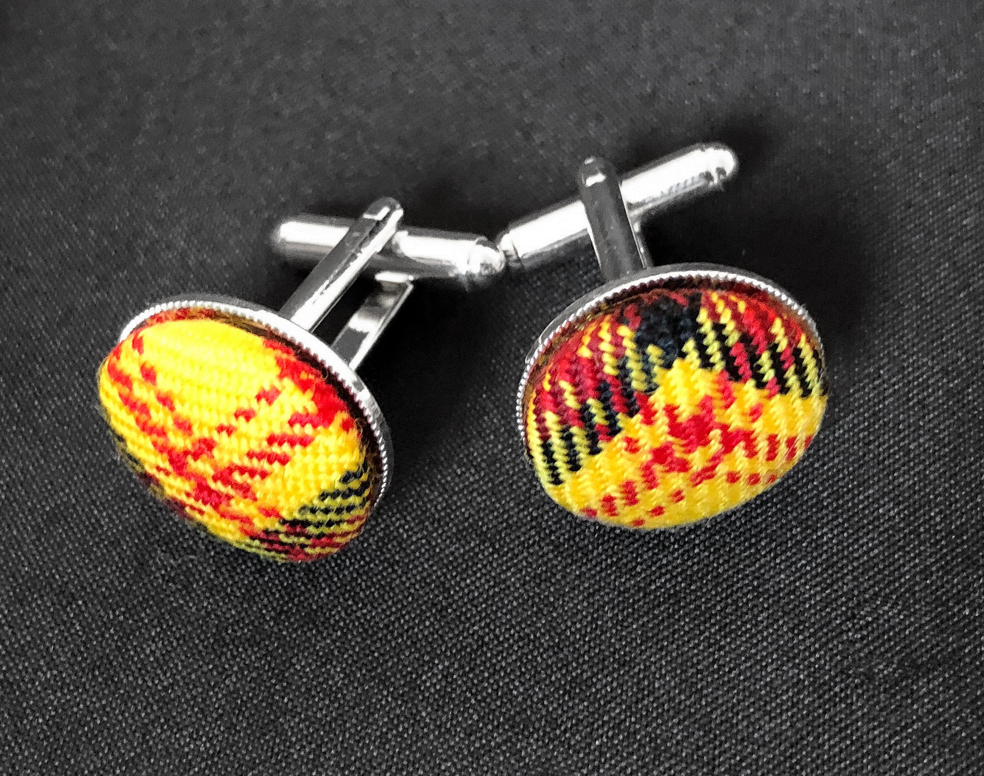 The Declaration Tartan Lion Rampant Cufflinks Steven Patrick Sim