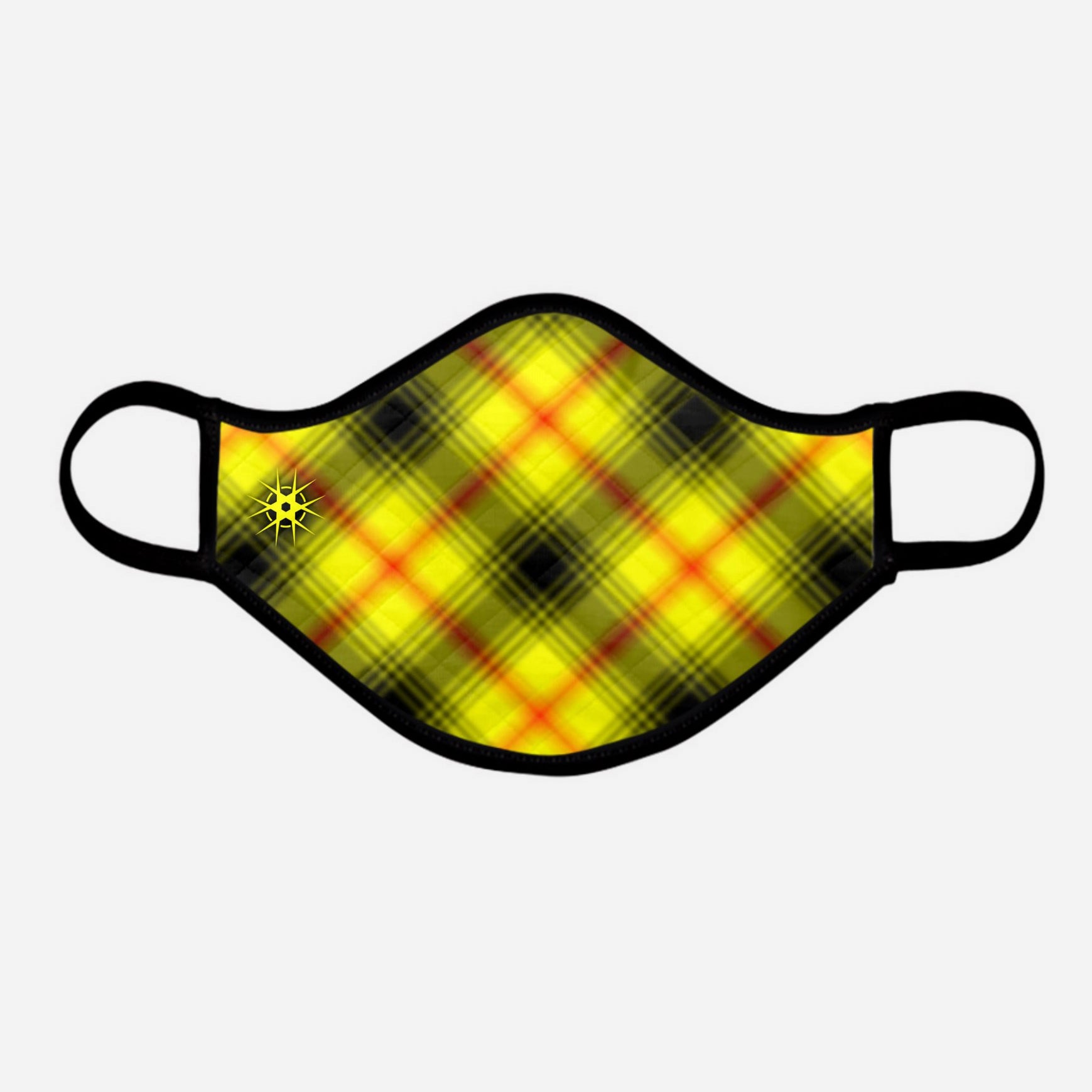 Virohazard Virohazard® - cover - 19 - pandemic Coronavirus - Nicola Sturgeon - Scottish face mask cloth covering filter - Nicola Sturgeon - by Steven Patrick Sim the Tartan Artisan - Stevie Tartan Guy - extra large