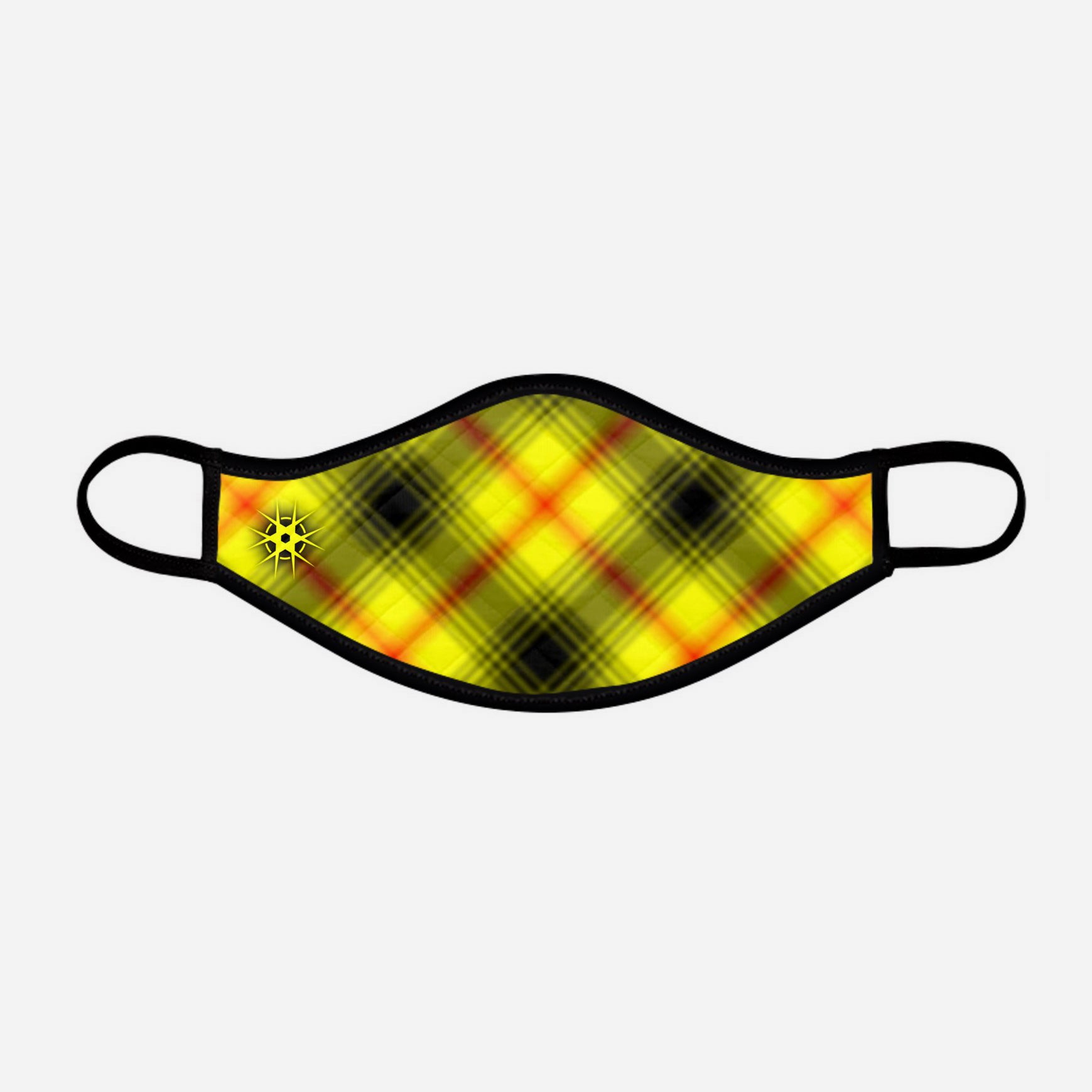 Virohazard Virohazard® - cover - 19 - pandemic Coronavirus - Nicola Sturgeon - Scottish face mask cloth covering filter - Nicola Sturgeon - by Steven Patrick Sim the Tartan Artisan - Stevie Tartan Guy - small