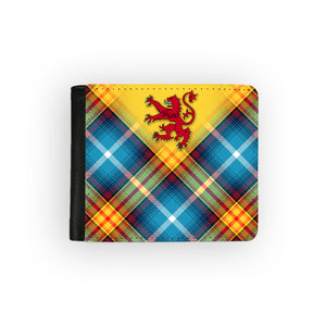 The DECLARATION Tartan ~ Faux Leather Gentlemen's Wallet with Lion Rampant