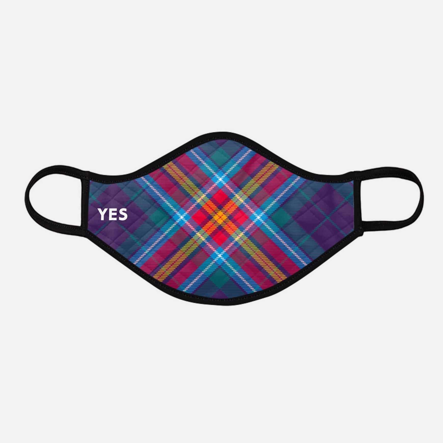 Tartan Face coverings face masks Covid 19 Covid-19 Pandemic Coronavirus Virus cough sneeze by Steven Patrick Sim the Tartan Artisan Stevie Tartan Guy - including YES It's Time Alba Gu Brath bràth - four pack combo