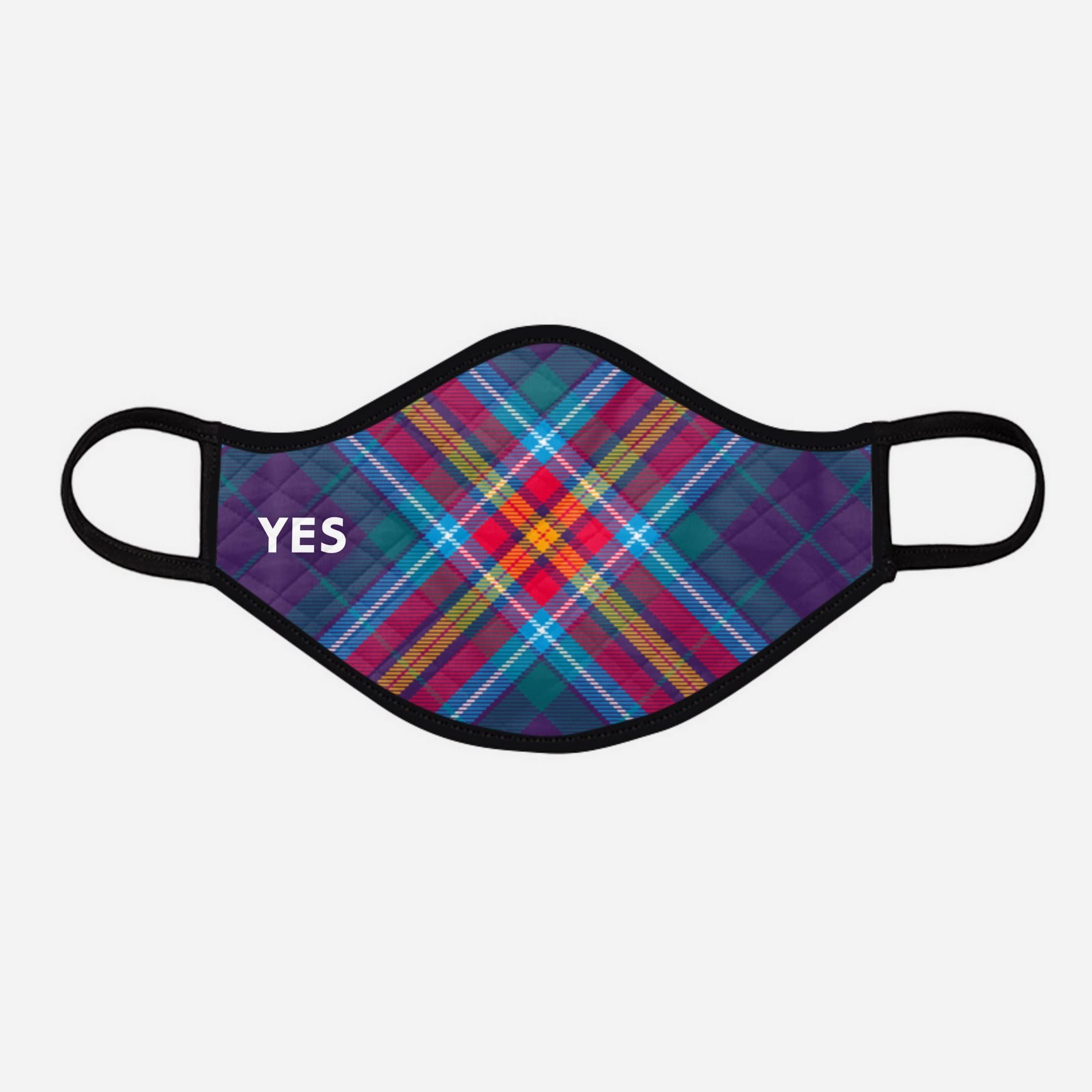 Tartan Face coverings face masks Covid 19 Covid-19 Pandemic Coronavirus Virus cough sneeze by Steven Patrick Sim the Tartan Artisan Stevie Tartan Guy - Nicola Sturgeon homeless - four pack combo - large - including YES It's Time Scots campaign Alba Gu Brath bràth - Pro EU - European Union - four pack combo large