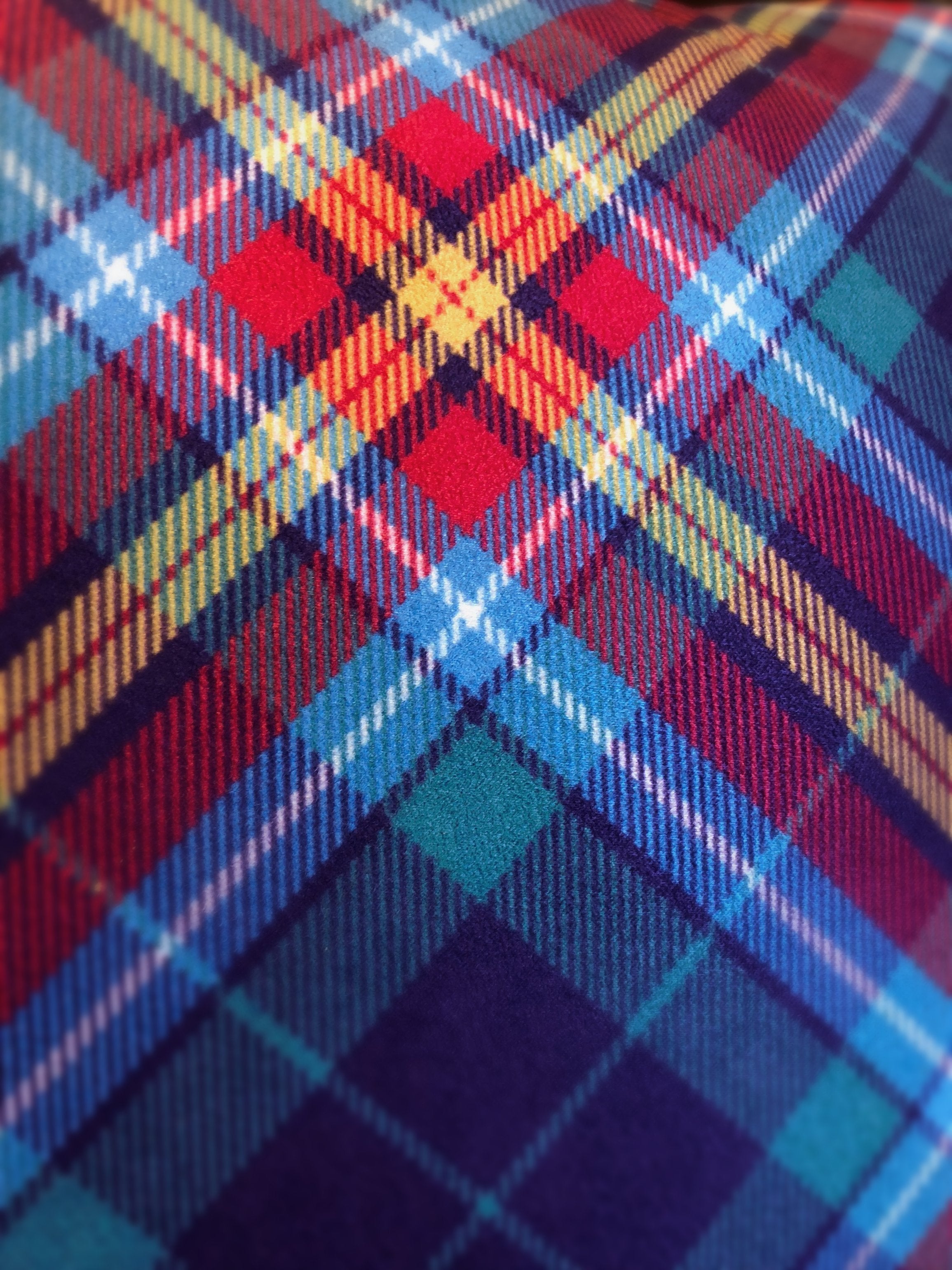 SNP Unofficial YES Tartan Cushion by Steven Patrick Sim