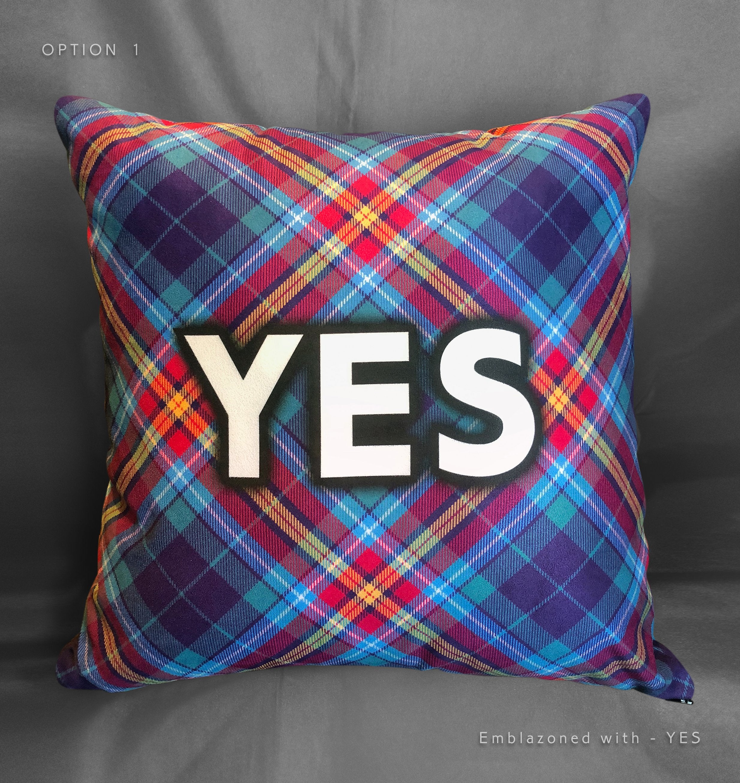 YES Tartan by Steven Patrick Sim Arbroath - Alba gu bràth