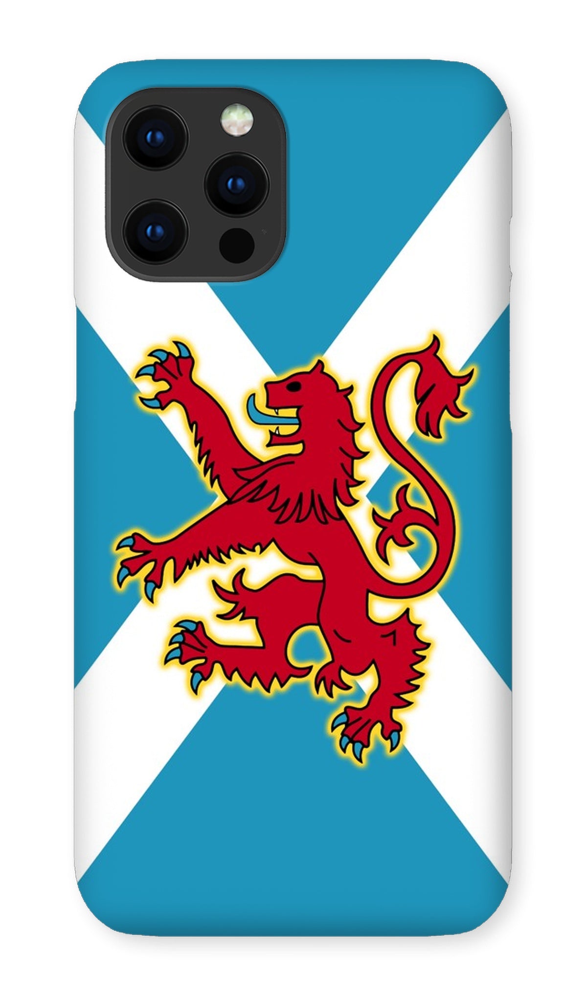 Ancient Azure Scottish Saltire & Lion Rampant ~ Phone Case (collection 1)