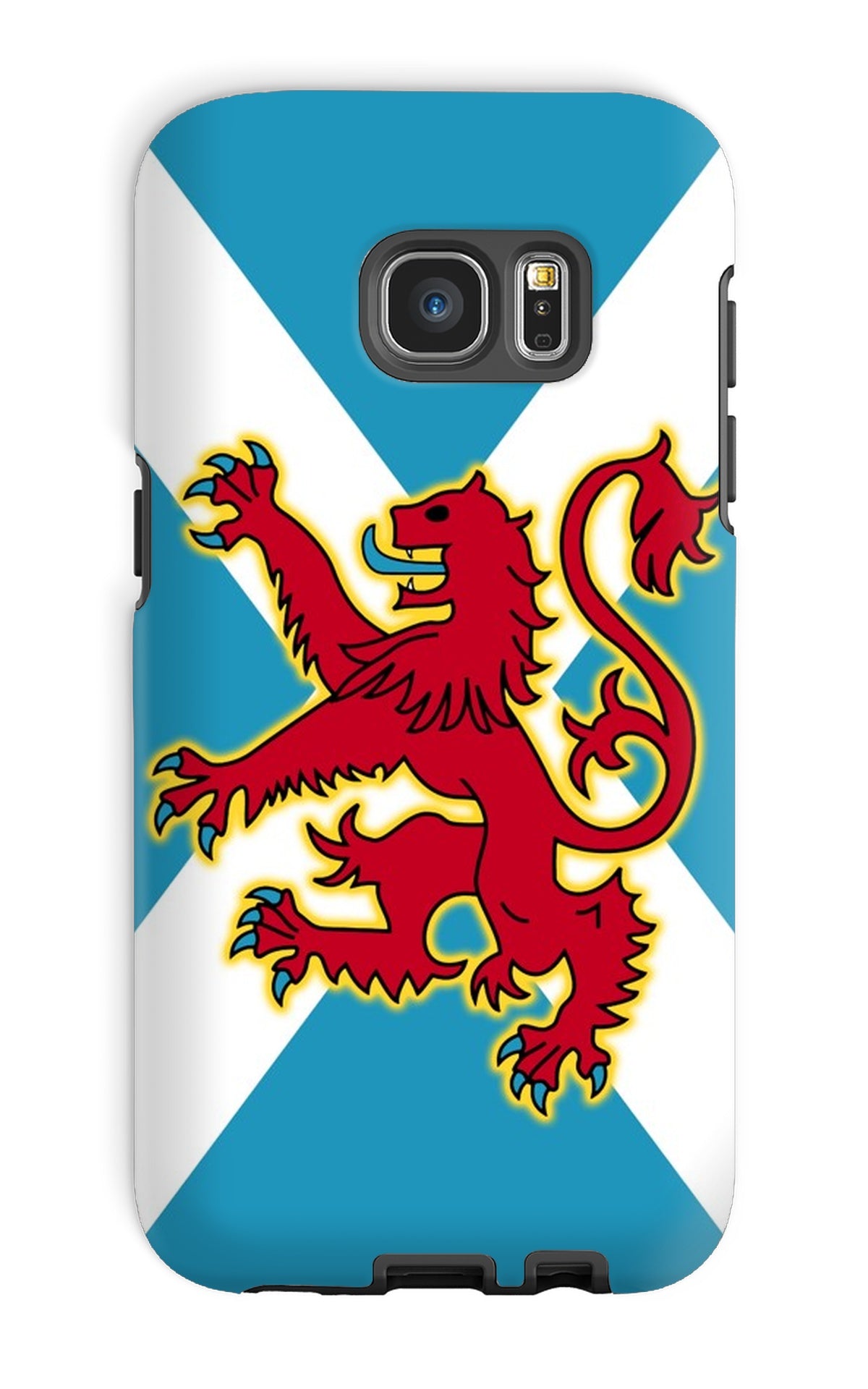 Ancient Azure Scottish Saltire & Lion Rampant ~ Phone Case (collection 2)