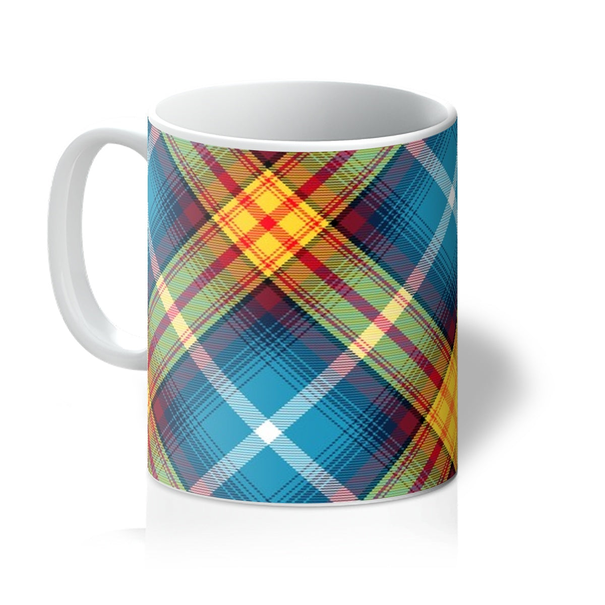 Declaration of Scottish Independence Arbroath 6th April 1320 Lion Rampant Steven Patrick Sim Tartan ceramic mug