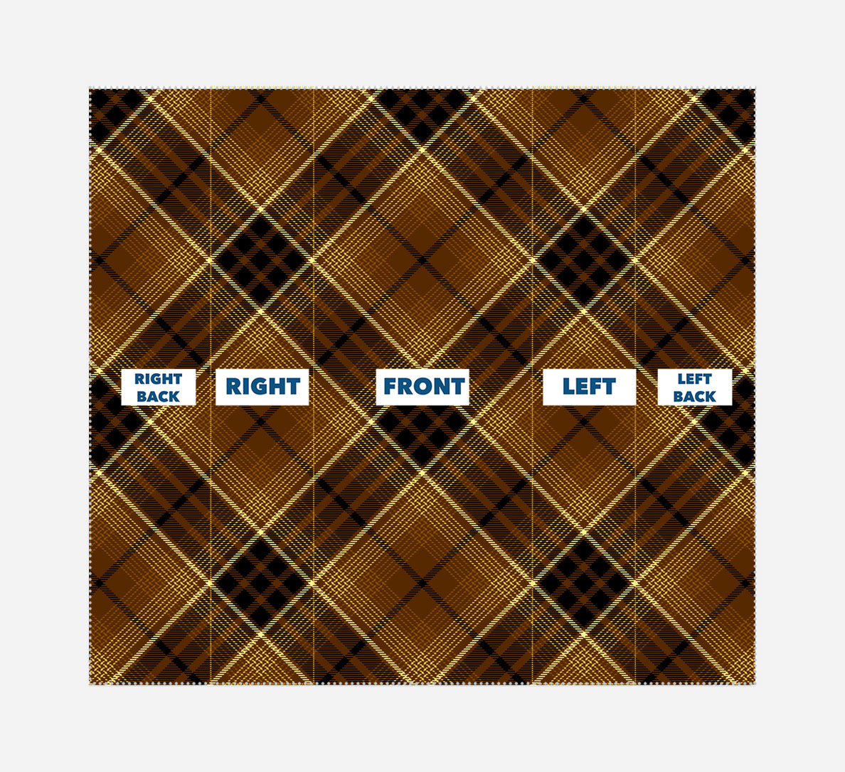 bitcoin digital gold Tartan Unisex Neck Gaiter printed areas L