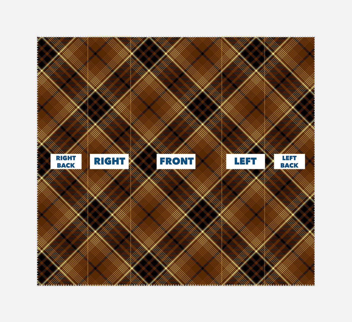 bitcoin digital gold Tartan Unisex Neck Gaiter printed areas S