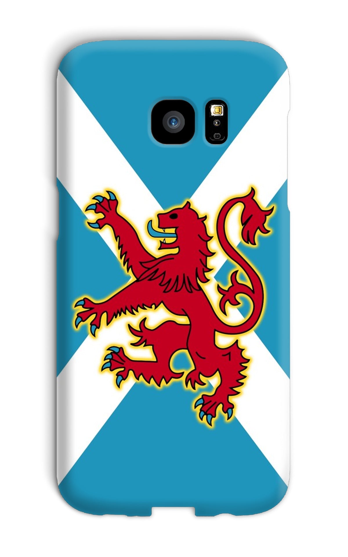 Ancient Azure Scottish Saltire & Lion Rampant ~ Phone Case (collection 2)