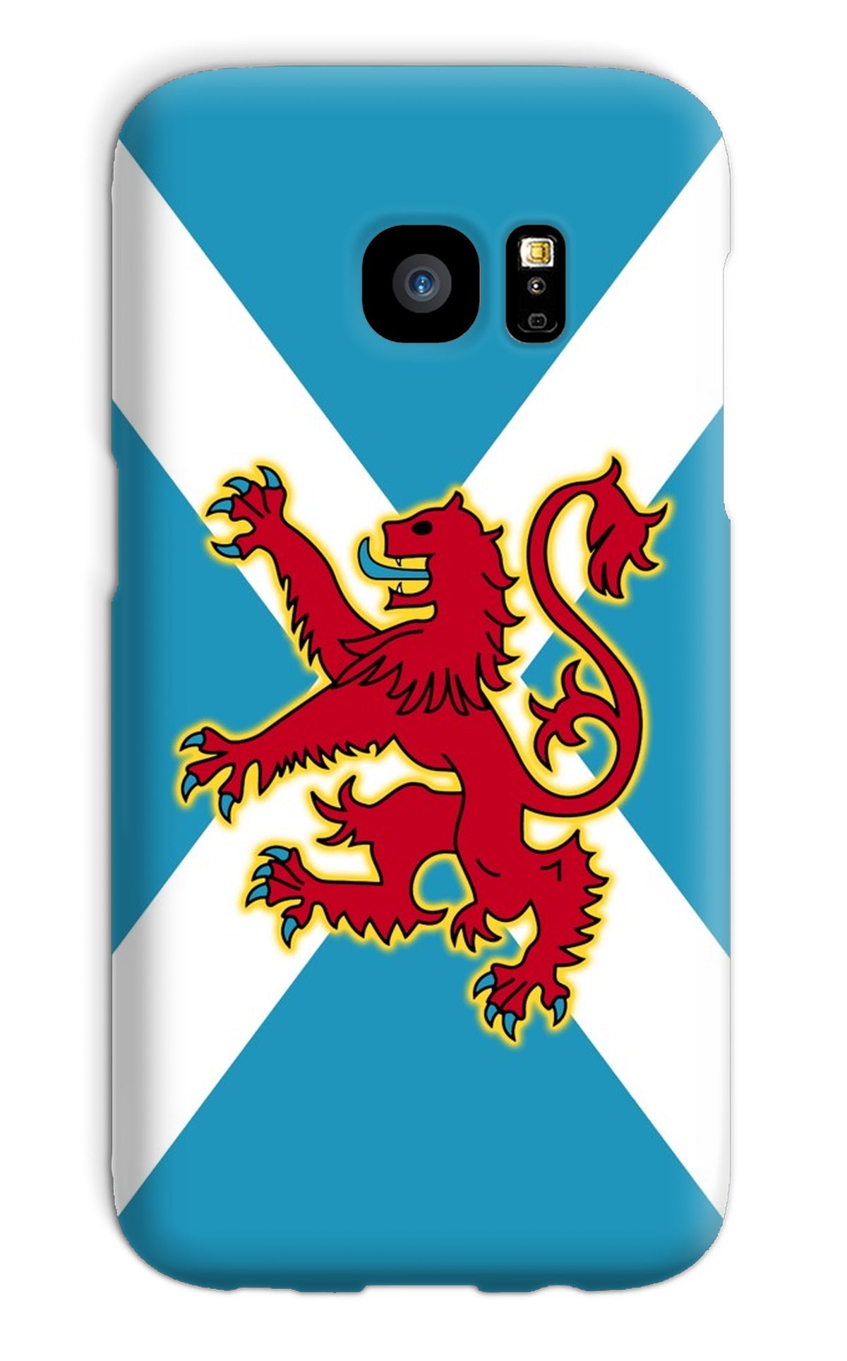 Ancient Azure Scottish Saltire & Lion Rampant ~ Phone Case (collection 2)