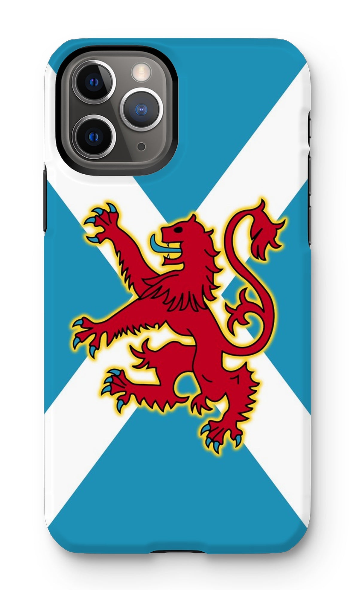 Ancient Azure Scottish Saltire & Lion Rampant ~ Phone Case (collection 1)